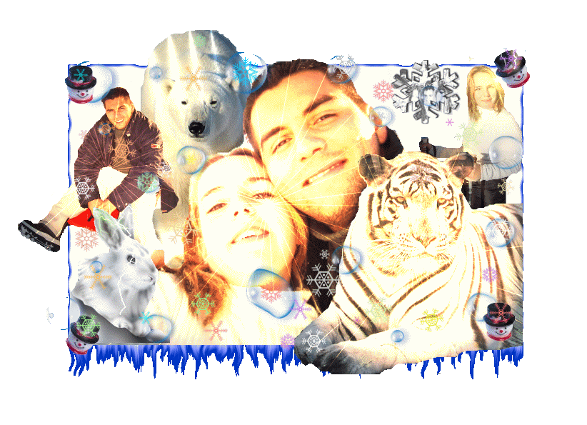 mon bébé et moi a la neige